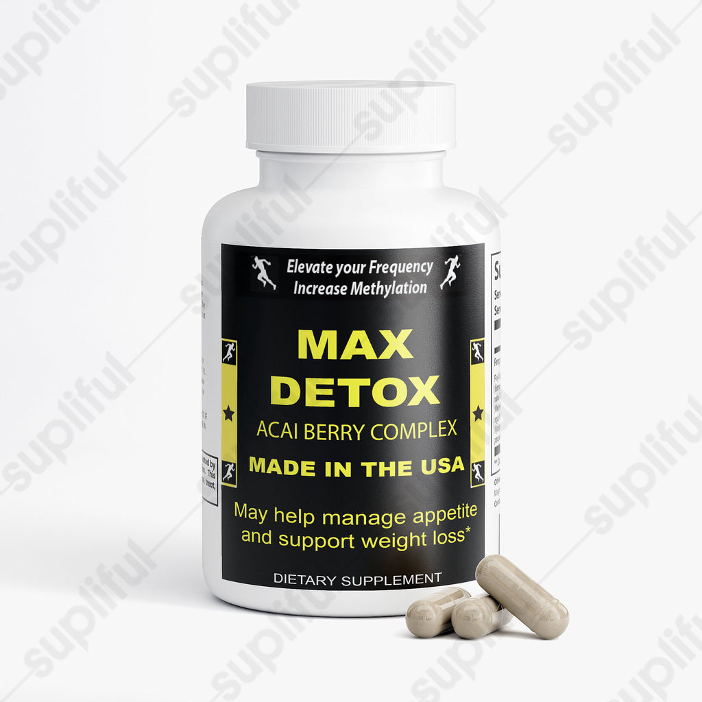 Max Detox (Acai detox) 100% Natural, Gluten Free, Vegan