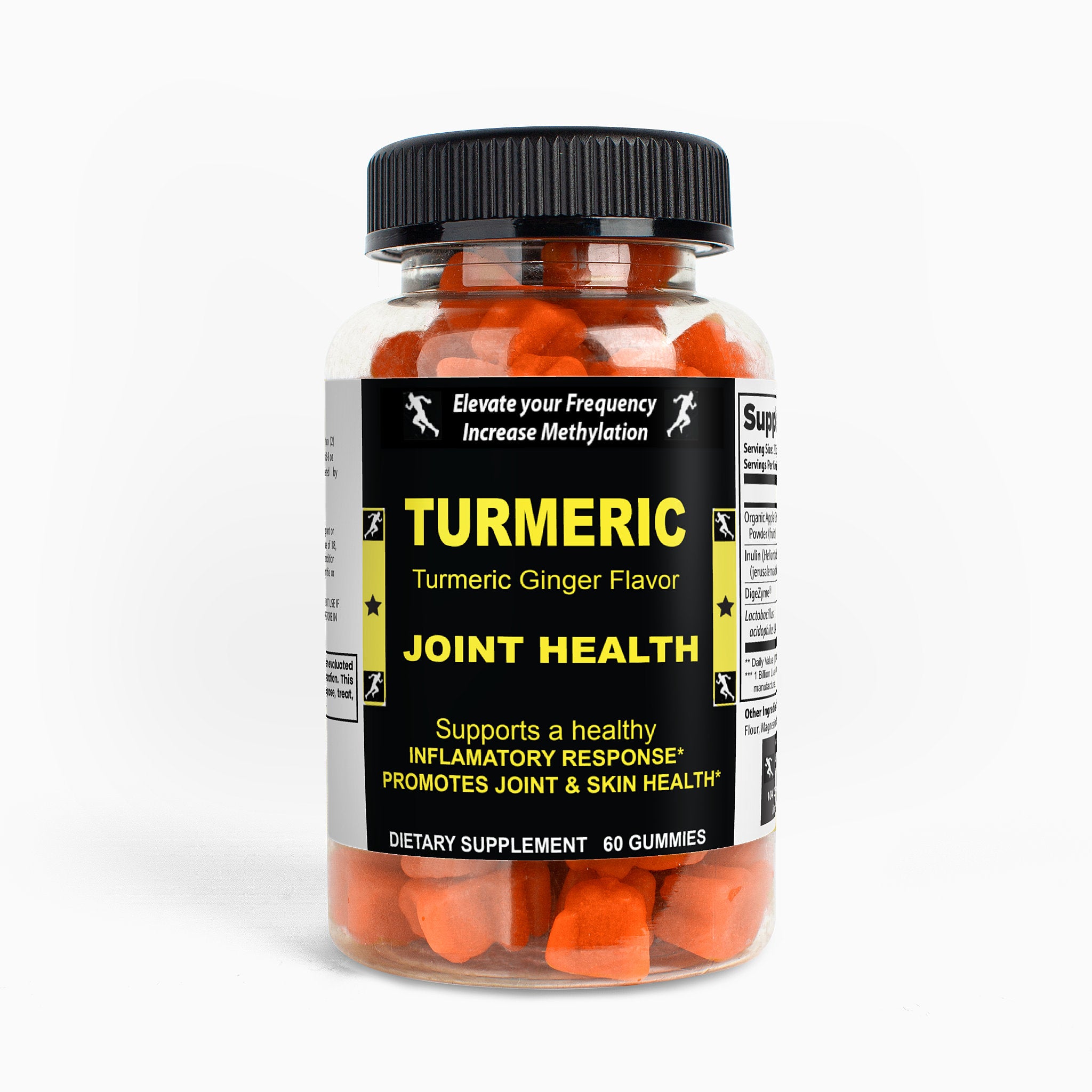 Turmeric Gummies, Vegan  Non GMO