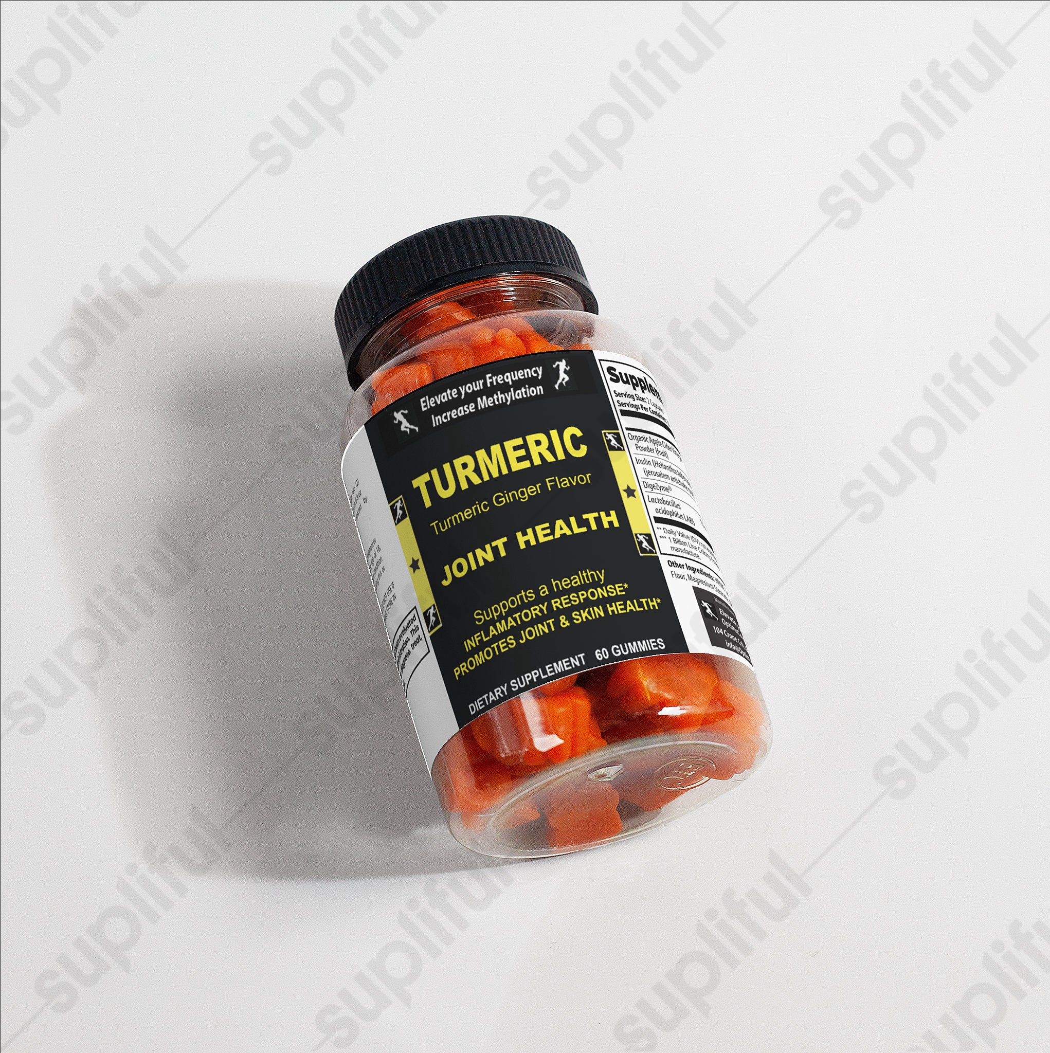 Turmeric Gummies, Vegan  Non GMO