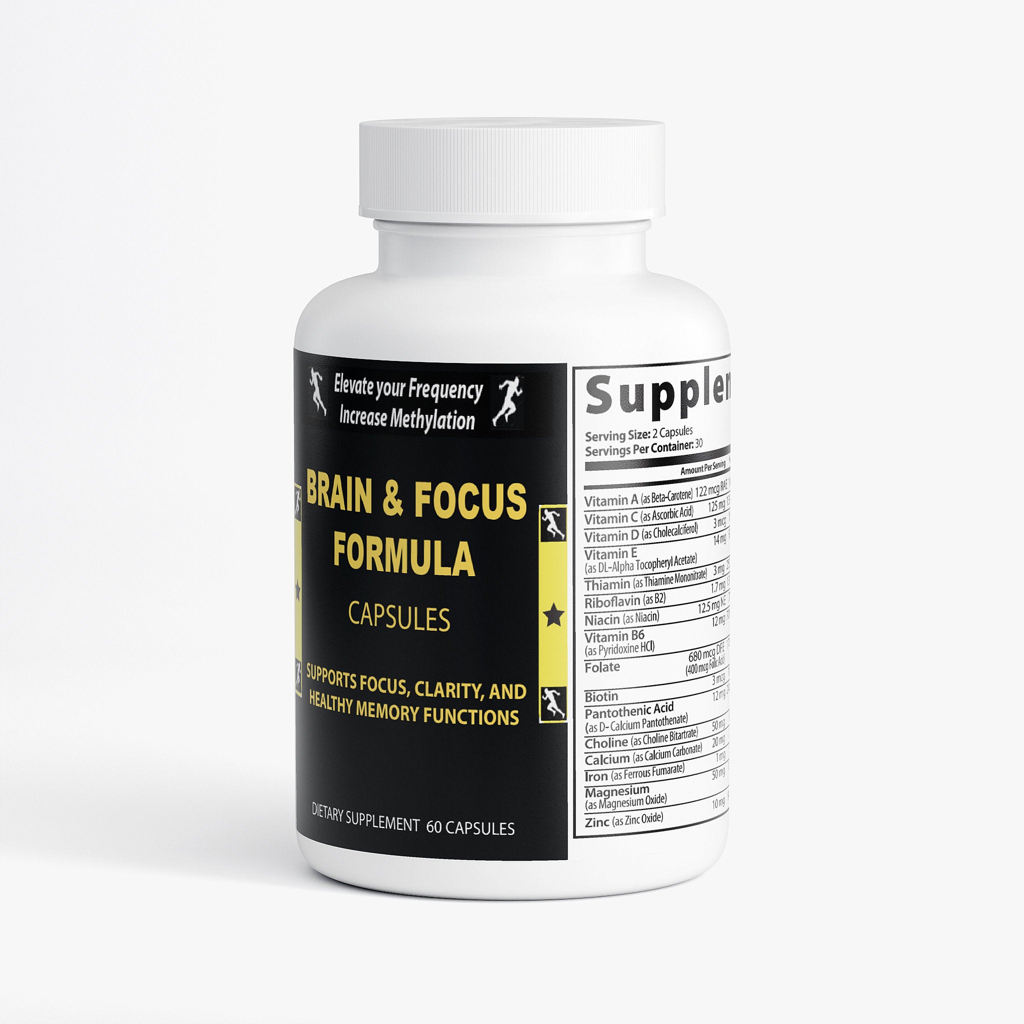 Brain & Focus Formula, Made in USA