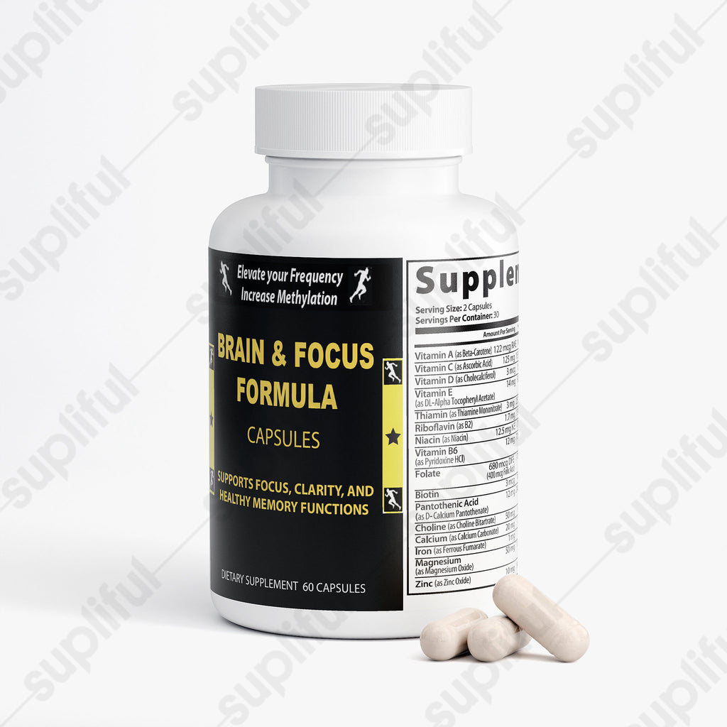 Brain & Focus Formula, Made in USA