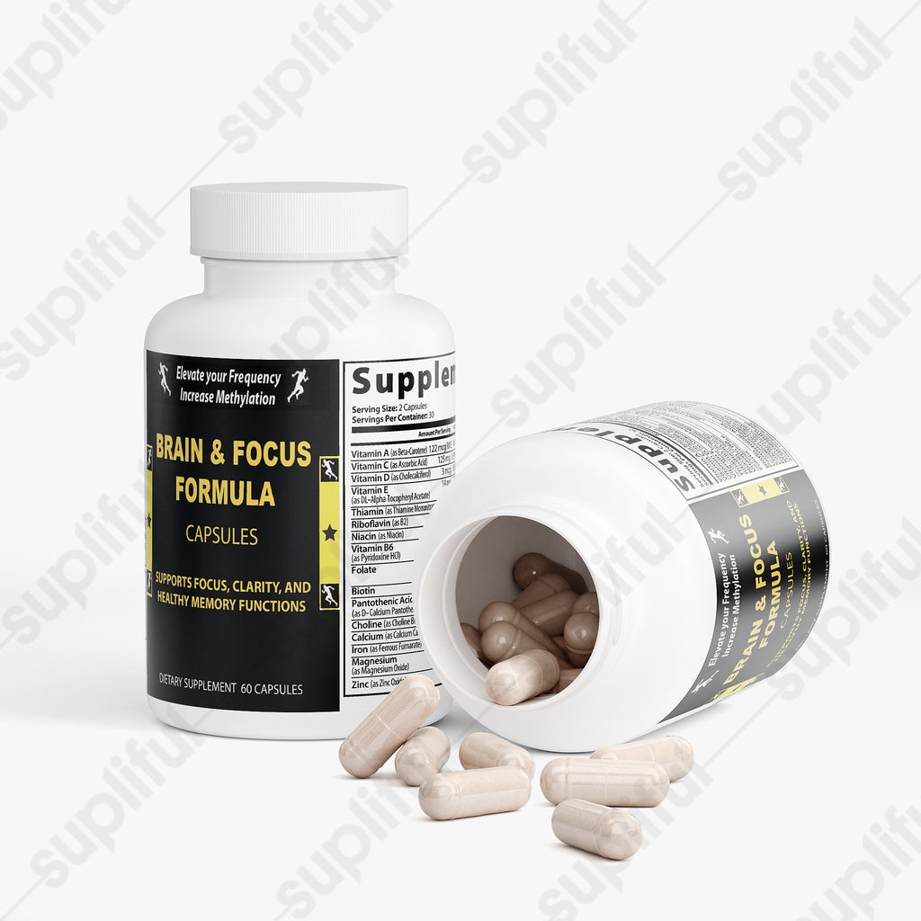Brain & Focus Formula, Made in USA
