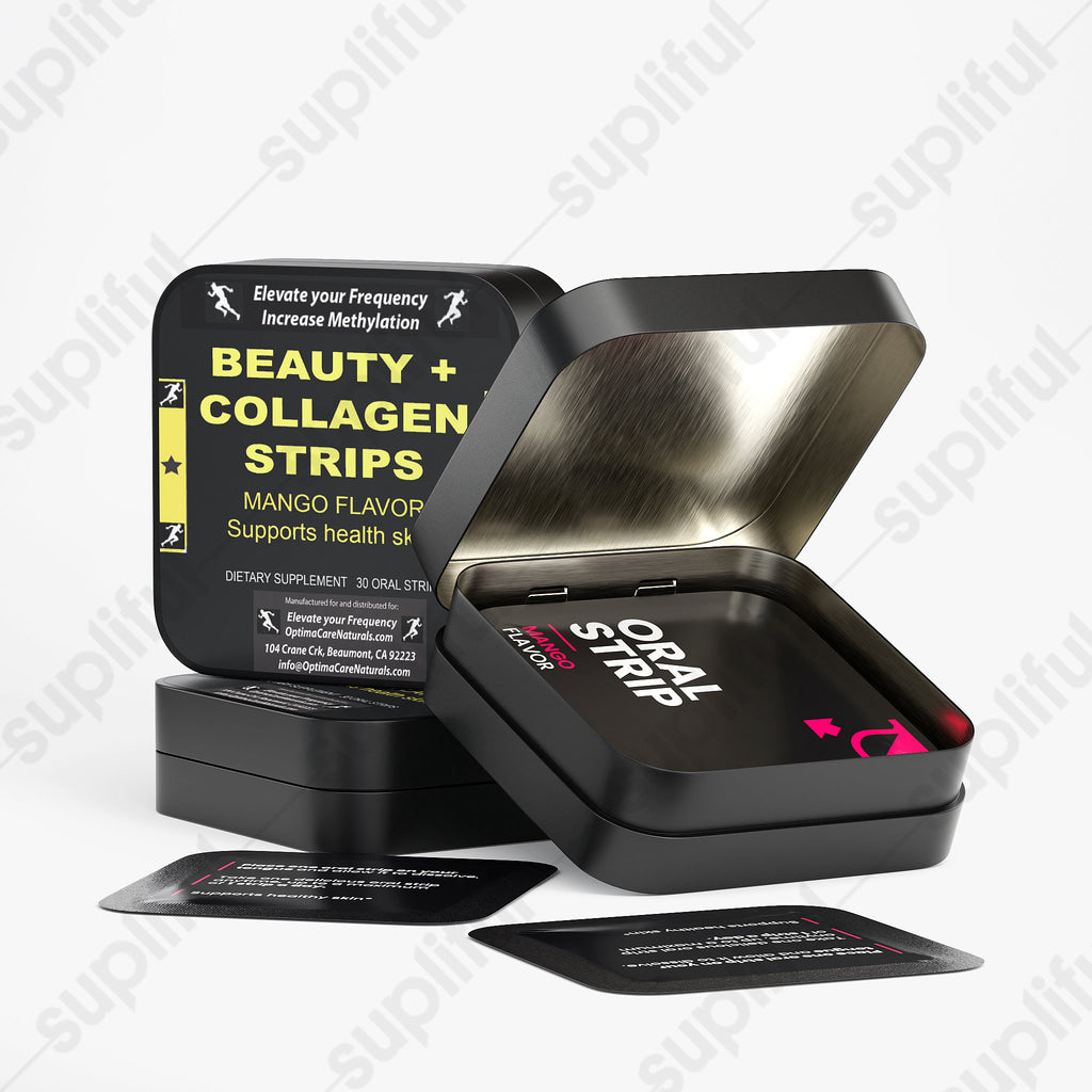 Beauty + Collagen Strips, Natural